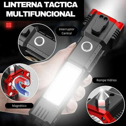 NUEVA LINTERNA TÁCTICA 4 EN 1